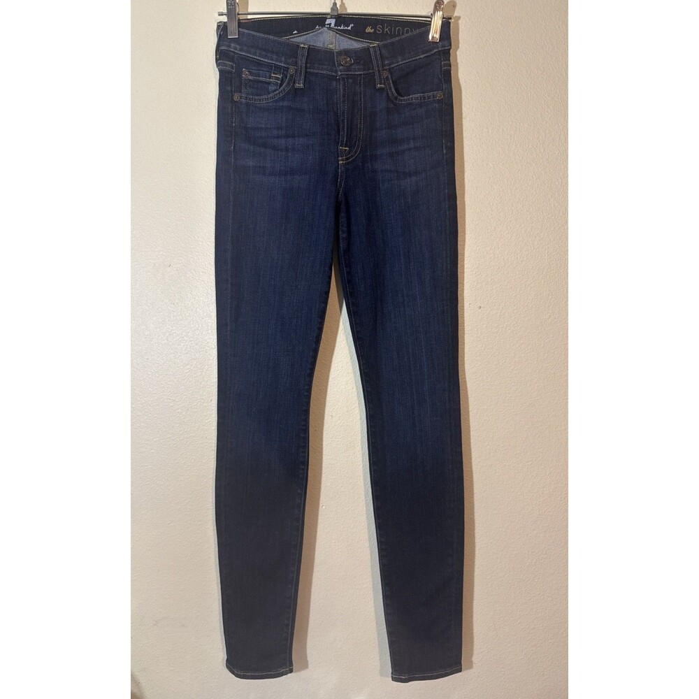 7 For All Mankind " The Skinny " Jeans with Stretch - Size 25